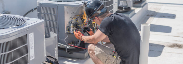 HVAC technician missing a customer call while on a job site